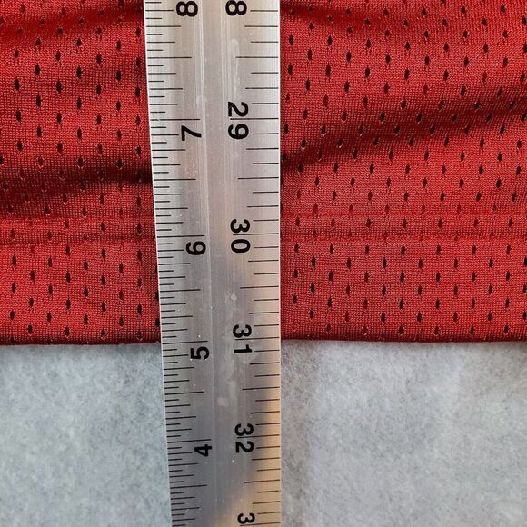 Vtg Nike Jersey Mens Large Red United Ballers Steve Nash 13 Warm Up Button Front - Picture 4 of 10